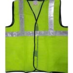 High Quality Safety Jackets Made With Fabric Heavy Mesh Fabric. pvc Micro- Prismatic Tape